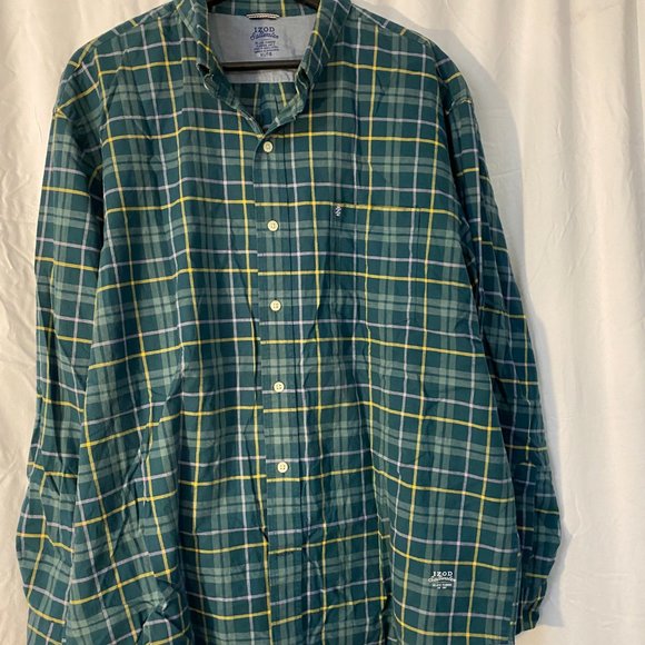 Izod XL Plaid Shirt - Picture 7 of 7